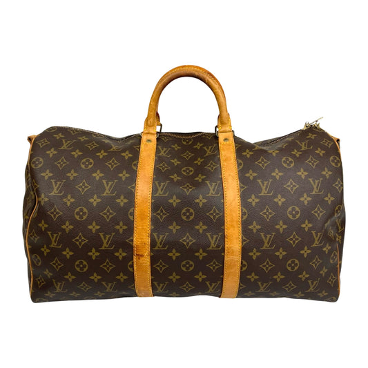 LOUIS VUITTON CANVAS MONOGRAM KEEPALL 50