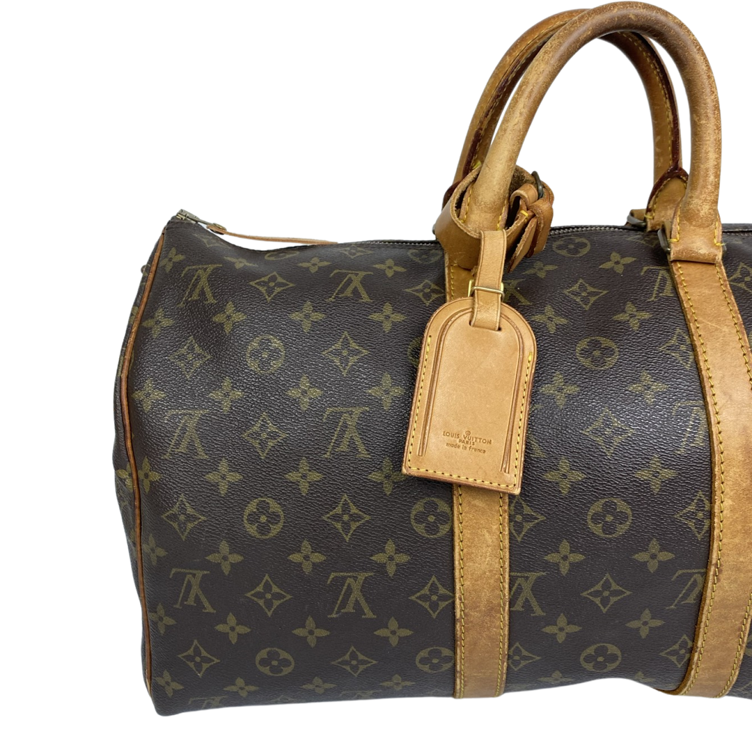 LOUIS VUITTON CANVAS MONOGRAM KEEPALL 45