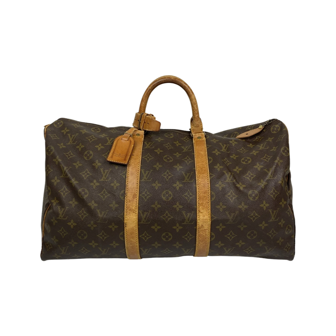 LOUIS VUITTON CANVAS MONOGRAM KEEPALL 50